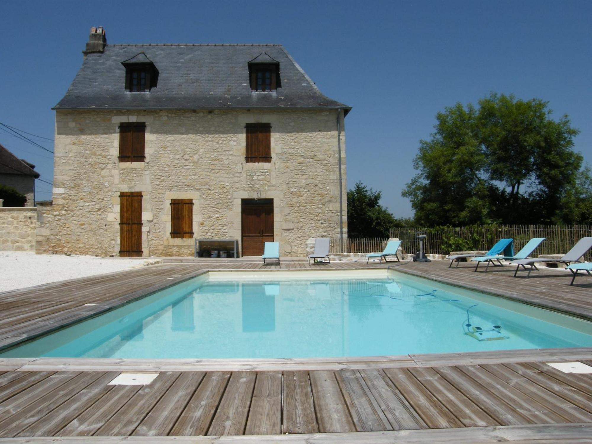Lou Chastel, Demeure Perigourdine Climatisee Avec Piscine Privee Et Chauffee La Bachellerie エクステリア 写真
